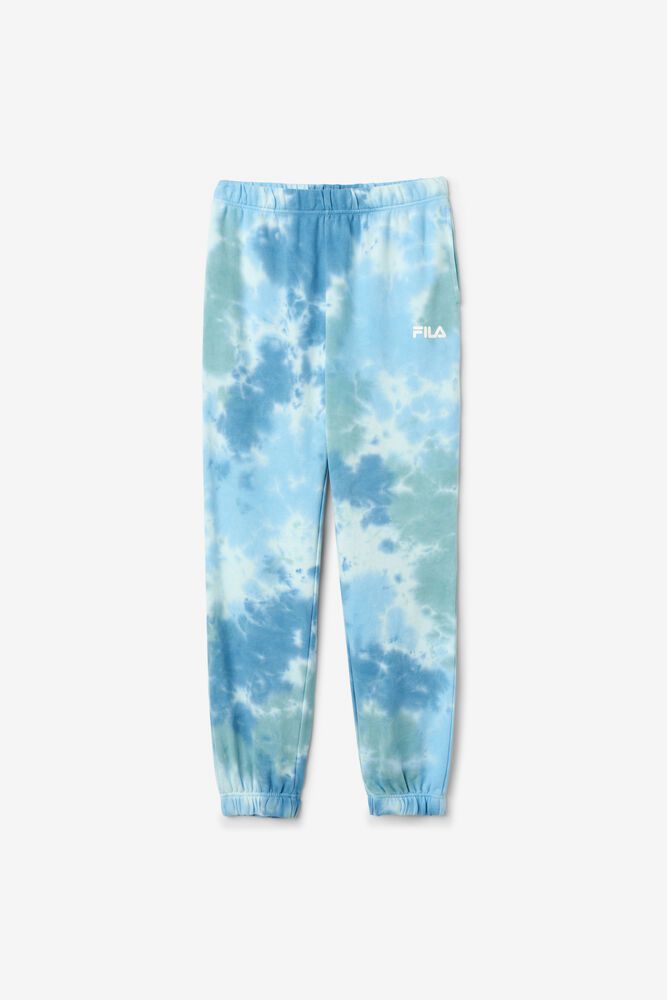 Pantaloni Fila Dama Albastri Raleigh Tie Dye Jogger PKXC-09583